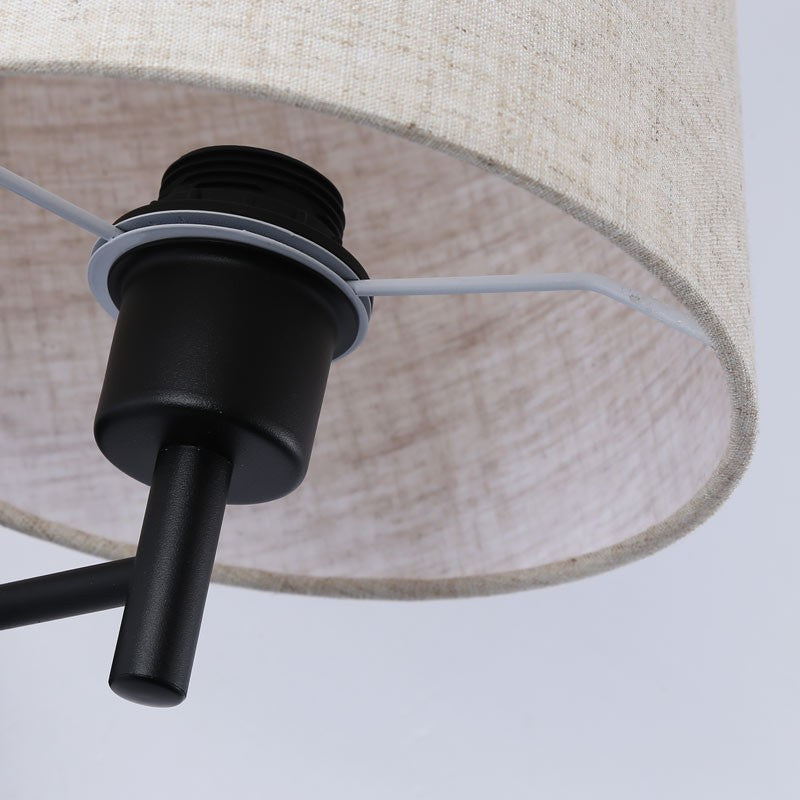 Aplique de pared con pantalla e interruptor Classic "RIGA" - E27