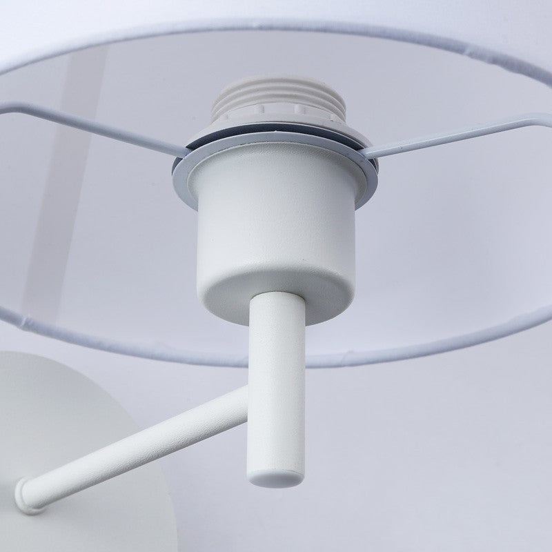 Aplique de pared con pantalla e interruptor Classic "RIGA" - E27