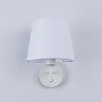 Aplique de pared con pantalla e interruptor Classic "RIGA" - E27