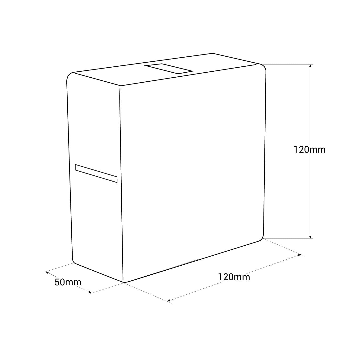 Aplique de pared exterior LED cuadrado "Karen 4" - 6W - IP54 - Emisión de luz cuatro caras