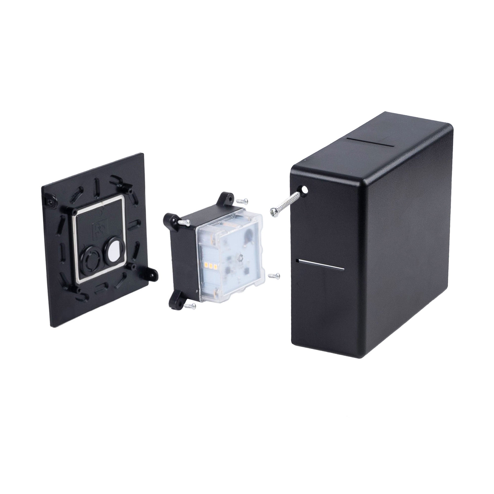 Aplique de pared exterior LED cuadrado "Karen 4" - 6W - IP54 - Emisión de luz cuatro caras