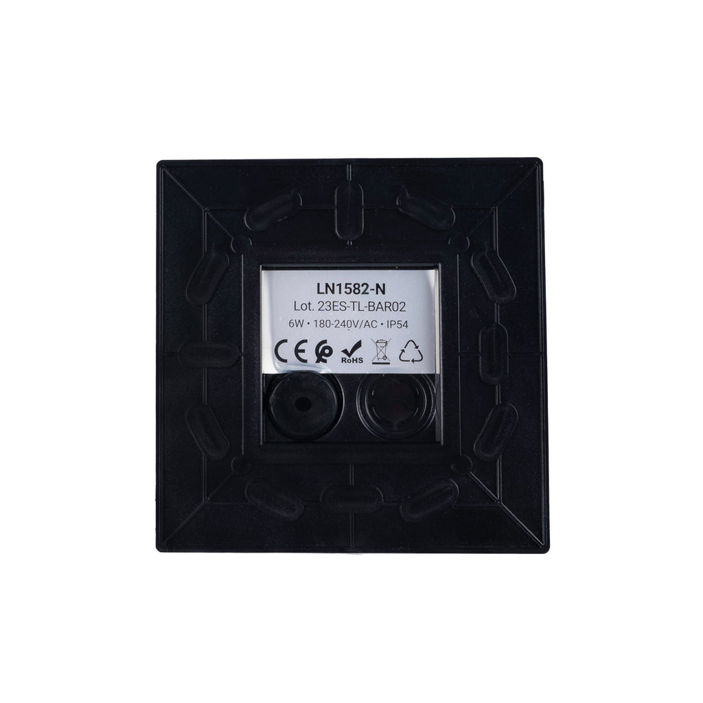 Aplique de pared exterior LED cuadrado "Karen 4" - 6W - IP54 - Emisión de luz cuatro caras