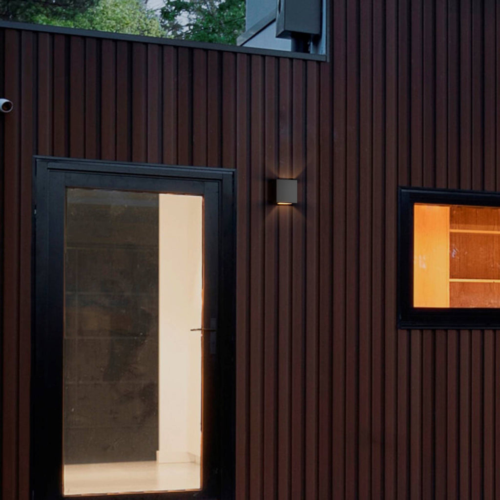 Aplique de pared exterior LED cuadrado "Square 2" - 3W - IP54 - Emisión de luz dos caras