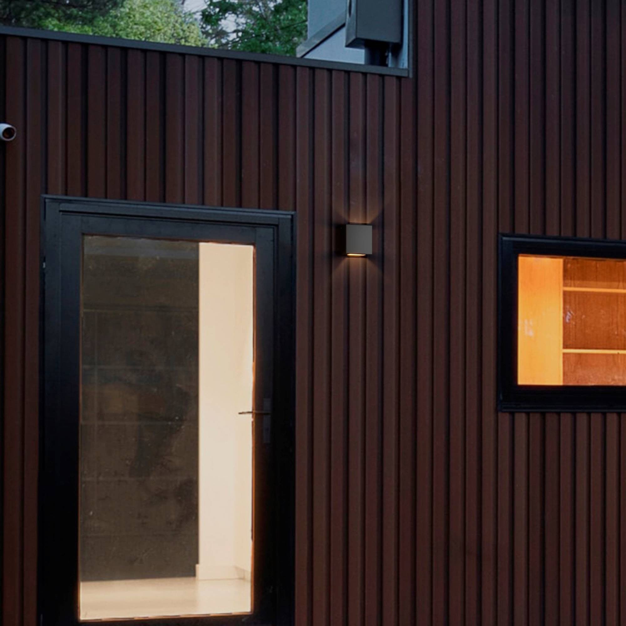 Aplique de pared exterior LED cuadrado "Square 2" - 3W - IP54 - Emisión de luz dos caras