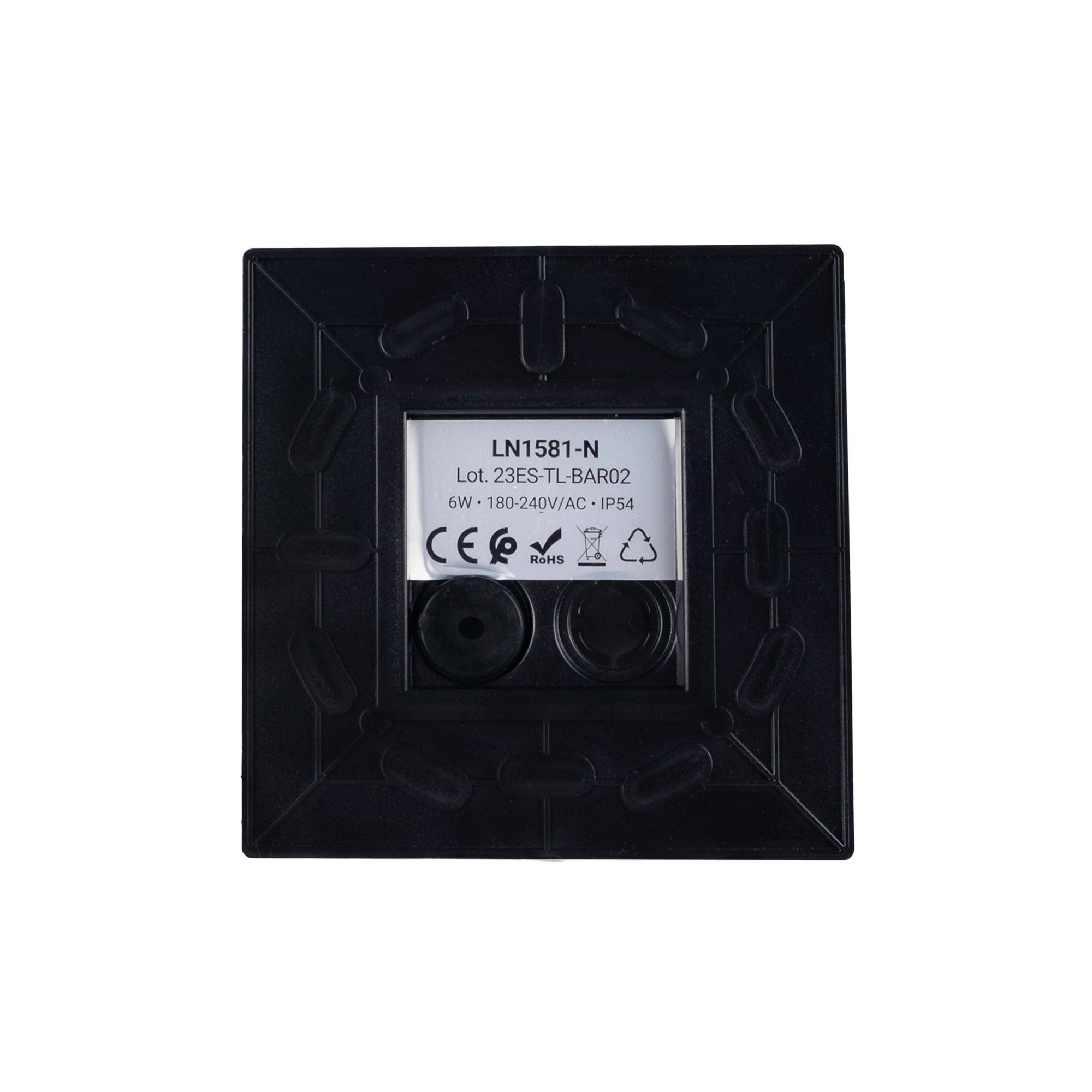 Aplique de pared exterior LED cuadrado "Square 2" - 3W - IP54 - Emisión de luz dos caras