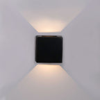 Aplique de pared exterior LED cuadrado "Square 2" - 3W - IP54 - Emisión de luz dos caras