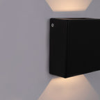 Aplique de pared exterior LED cuadrado "Square 2" - 3W - IP54 - Emisión de luz dos caras