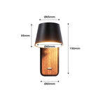 Aplique LED para Dormitorio de Madera rotatorio "KOPPEN" 6W 2700K