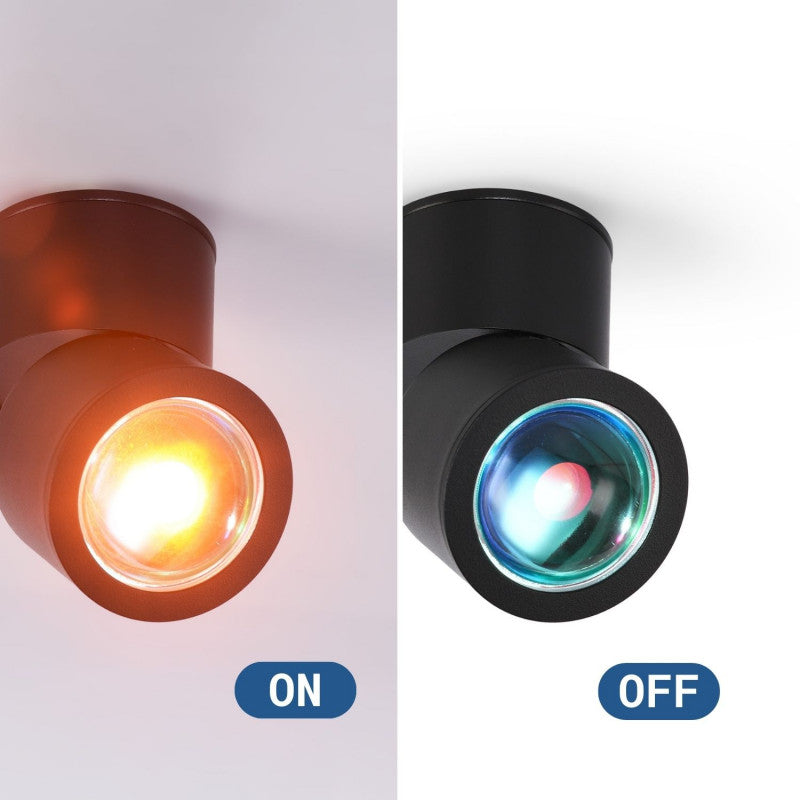 Aplique de pared y techo "FLOC" - 8W - Efecto atardecer - 1800K