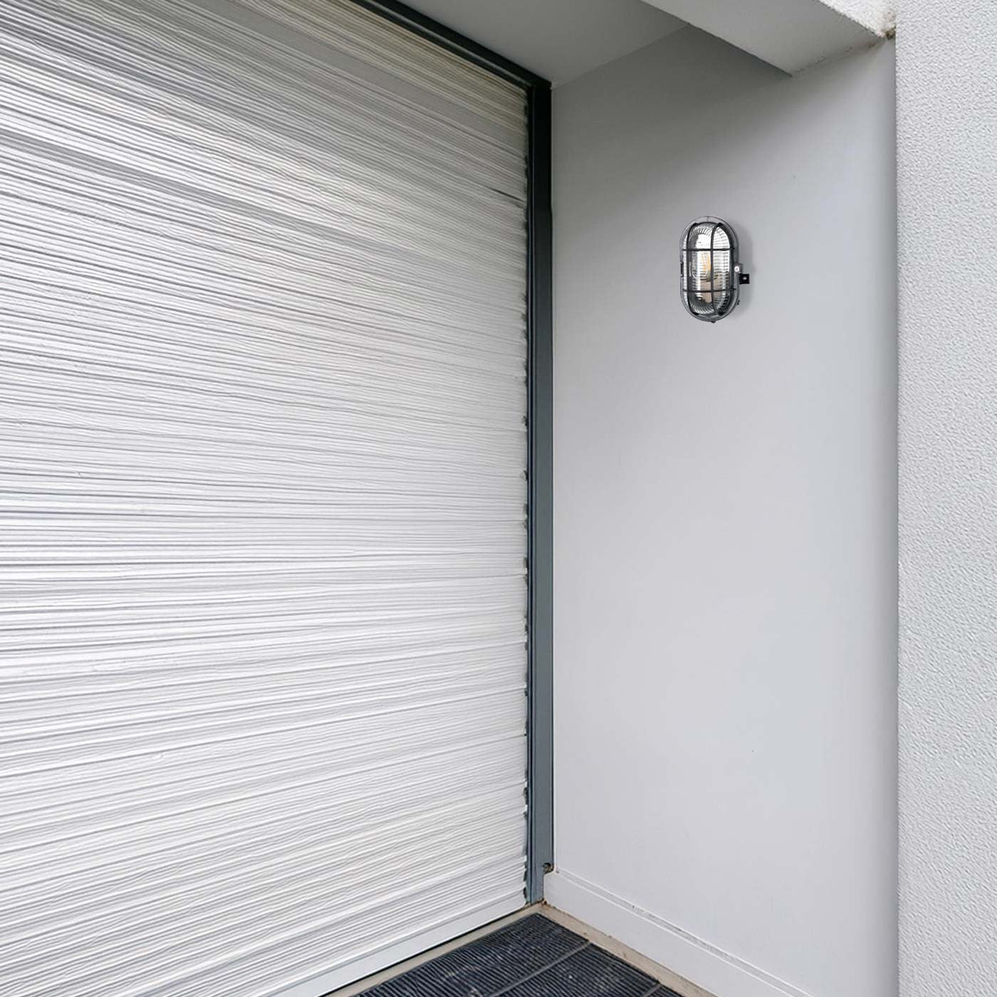 Aplique exterior tortuga de policarbonato - 1 x E27