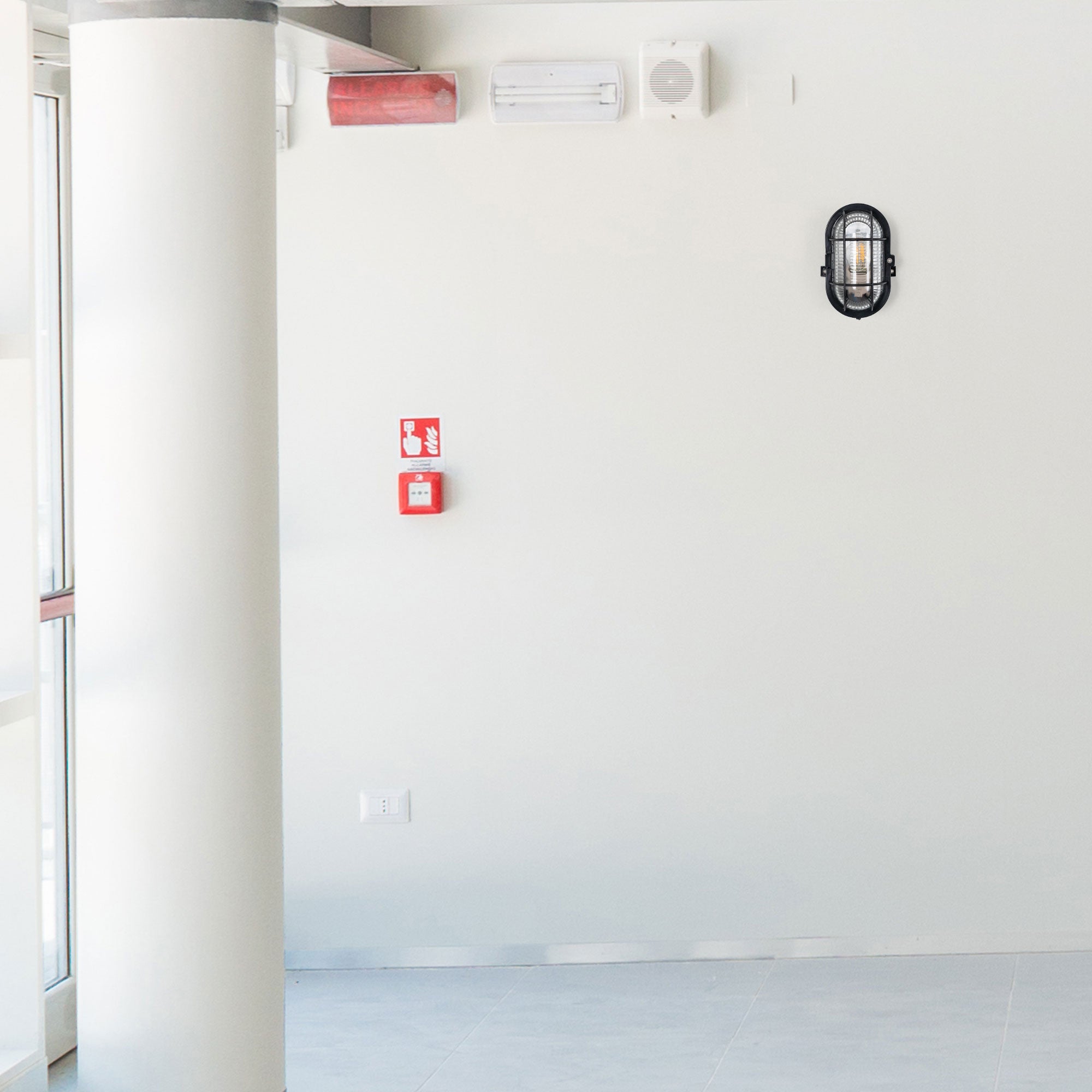 Aplique exterior tortuga de policarbonato - 1 x E27