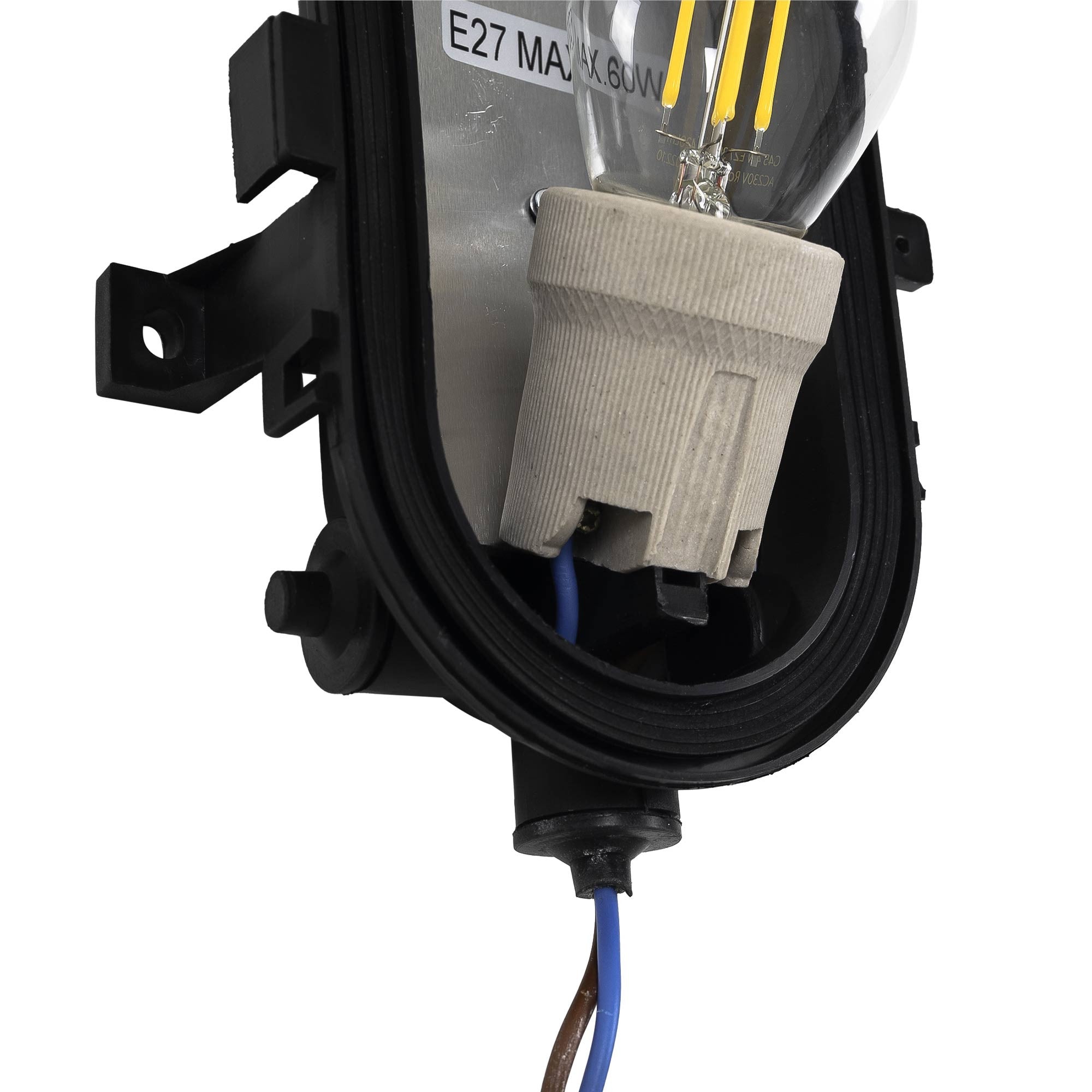 Aplique exterior tortuga de policarbonato - 1 x E27