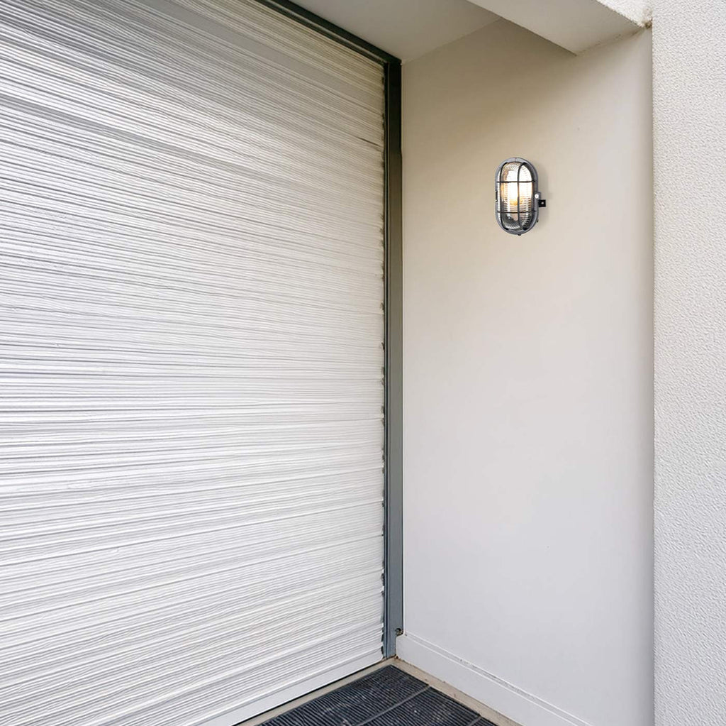 Aplique exterior tortuga de policarbonato - 1 x E27