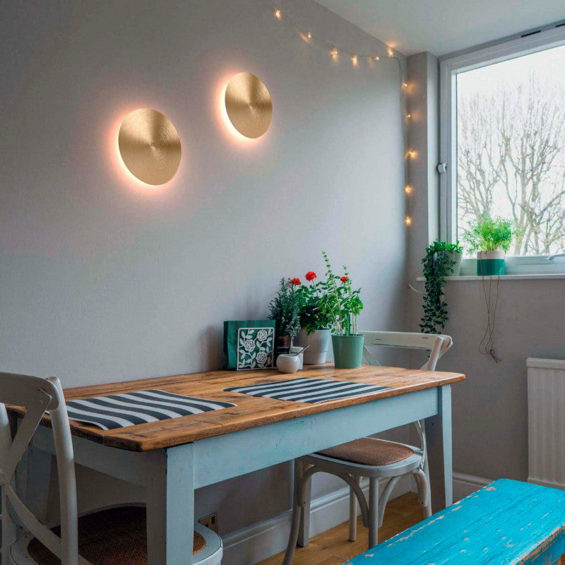 Aplique LED de pared circular "Eclipsis" 18W - 3000K - CRI90 - Driver KeGu - IP20