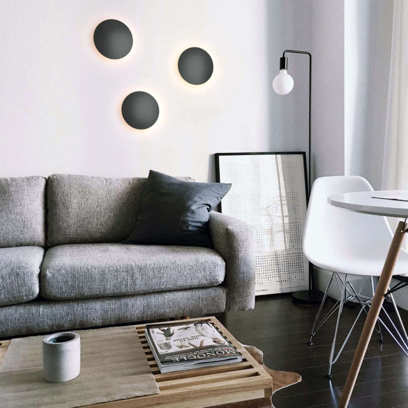 Aplique LED de pared circular "Eclipsis" 18W - 3000K - CRI90 - Driver KeGu - IP20