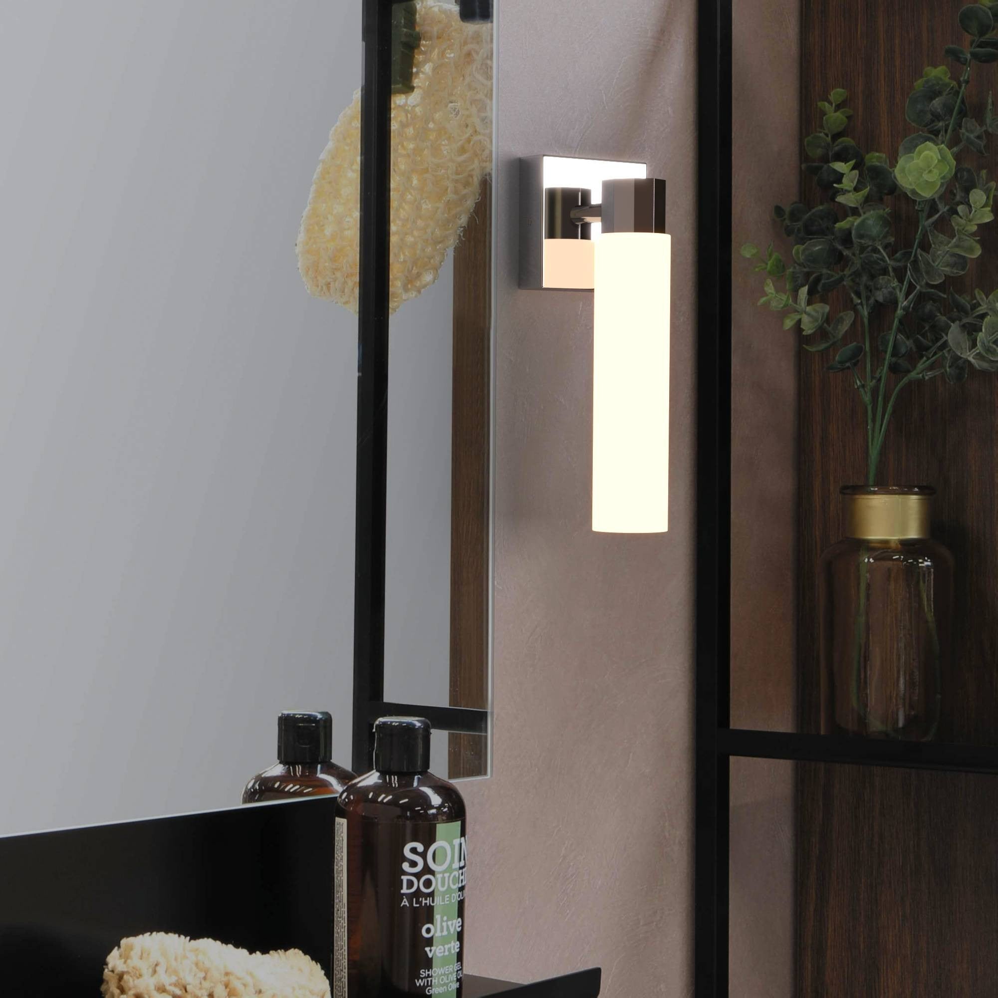 Aplique LED tubular para baño - 4W - 320lm - IP44