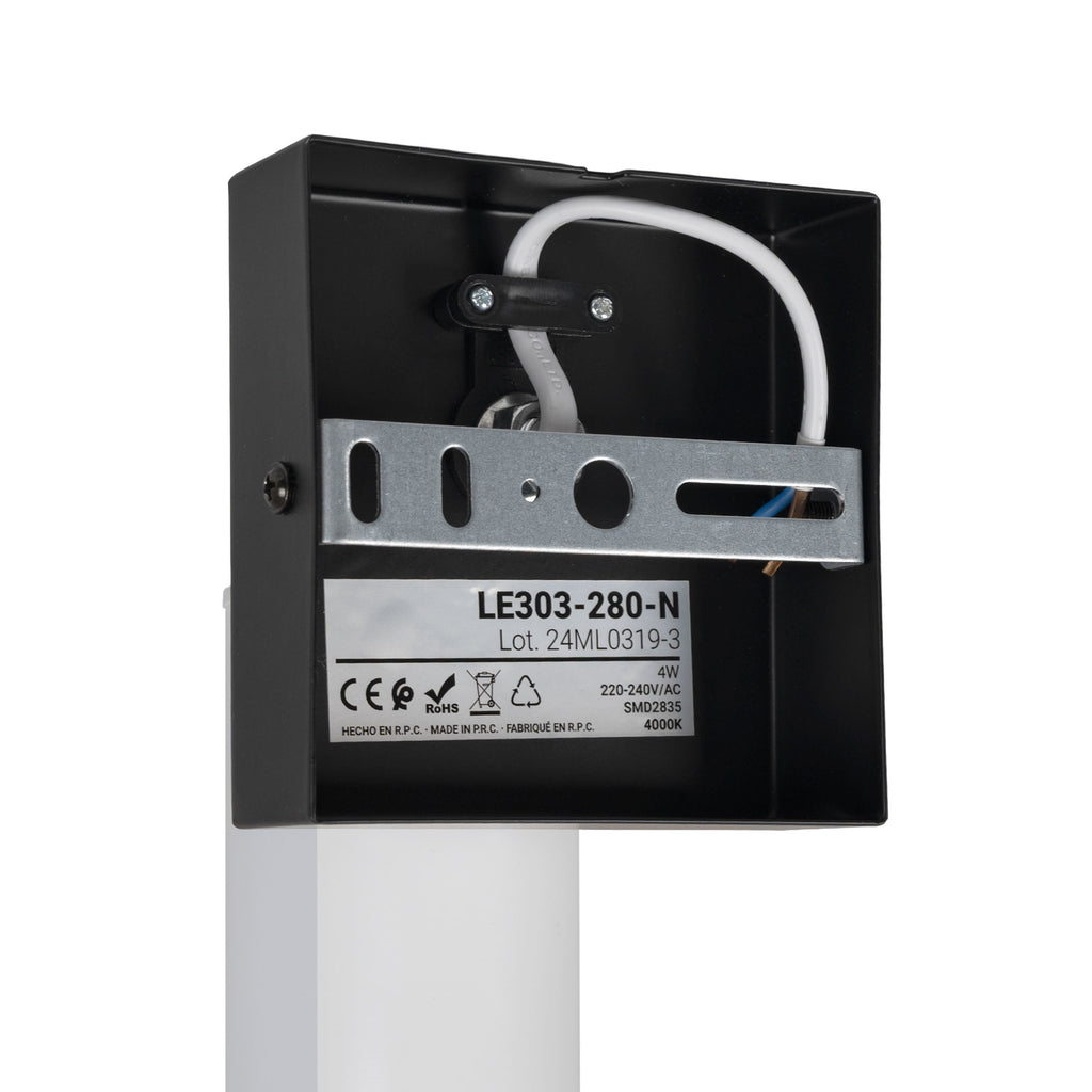 Aplique LED tubular para baño - 4W - 320lm - IP44