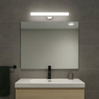 Aplique espejo baño LED tubular - 30cm - 5W | 3 formas de fijación