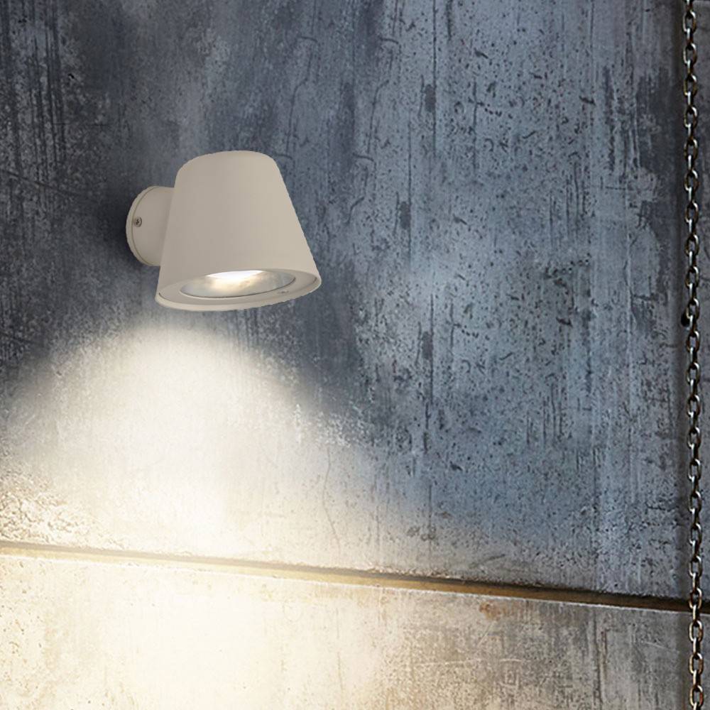 Aplique de pared exterior LED "ALBA" - Bombilla GU10 5W incluida