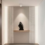 Aplique de techo cuadrado de policarbonato - Orientable - GU10