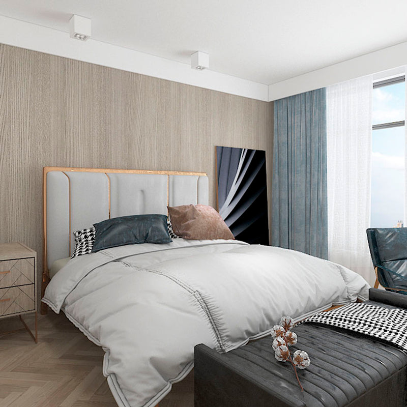 Aplique de techo cuadrado de policarbonato - Orientable - GU10