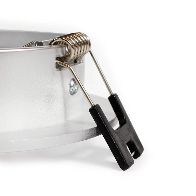 Spot plástico embutir para lámpara GU10 / MR16 - Corte Ø75 mm