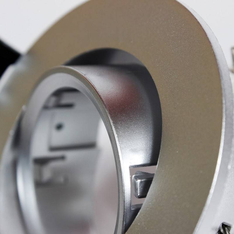 Spot plástico embutir para lámpara GU10 / MR16 - Corte Ø75 mm