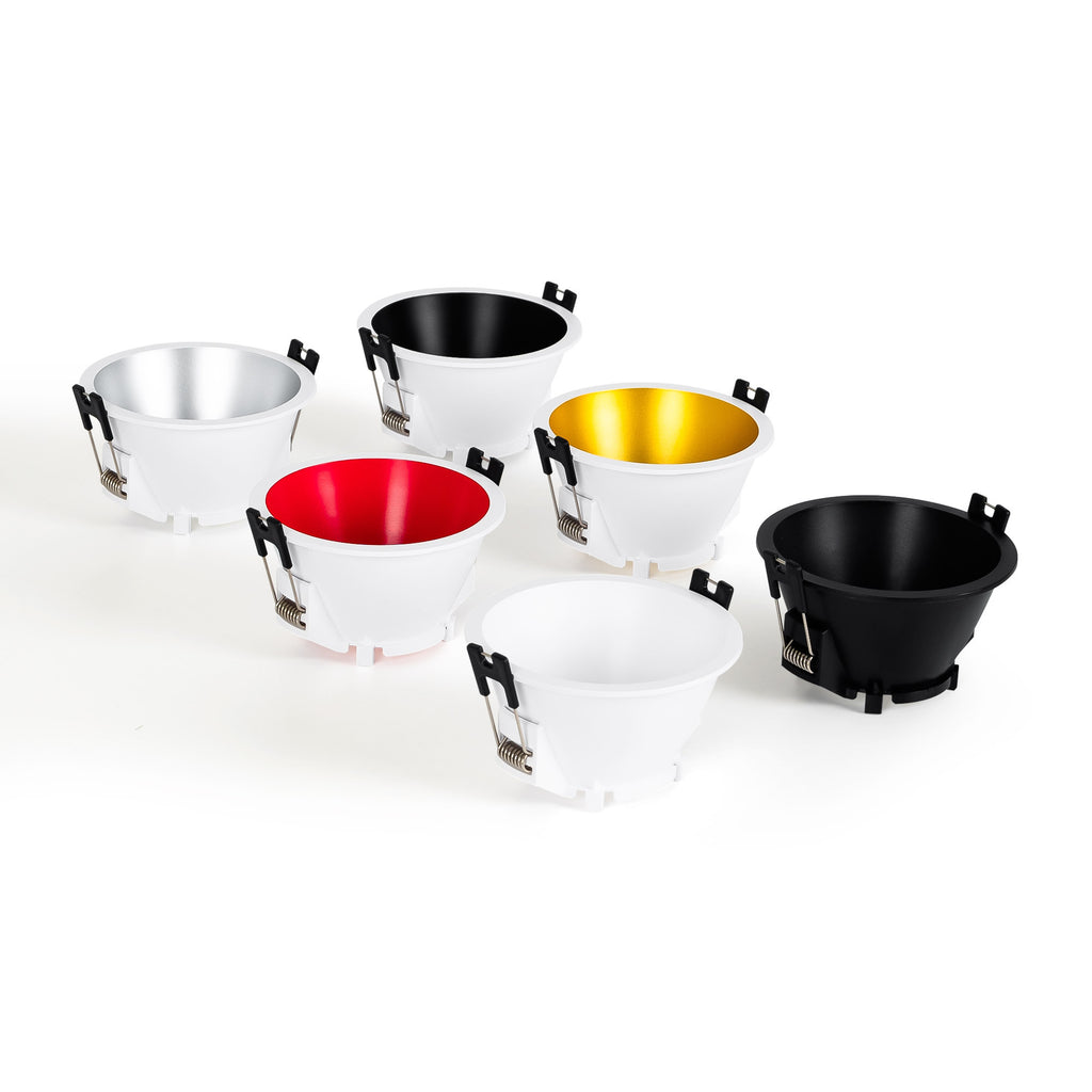 Aro downlight empotrable redondo - Bajo UGR - Corte Ø85mm