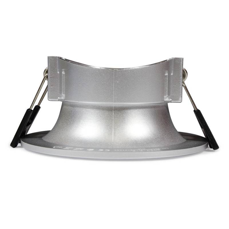 Aro downlight circular para bombilla GU10 / MR16 - Corte Ø70mm