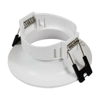 Kit aro downlight circular para bombilla GU10 + Portalámparas + Bombilla GU10