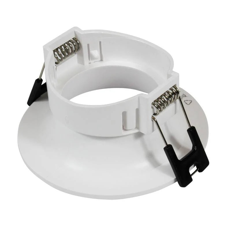 Kit aro downlight circular para bombilla GU10 + Portalámparas + Bombilla GU10