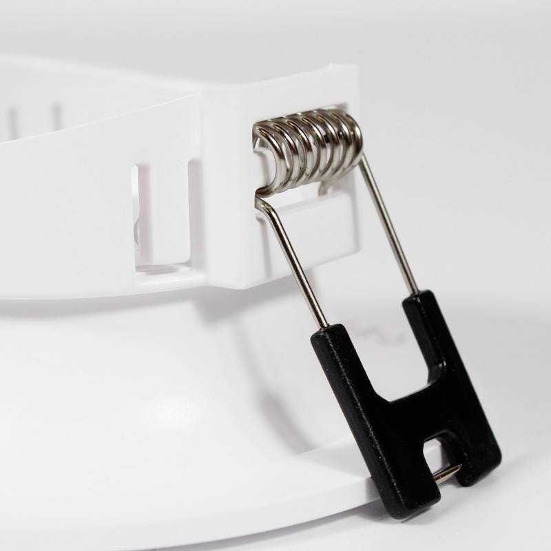 Aro downlight circular para bombilla GU10 / MR16 - Corte Ø70mm