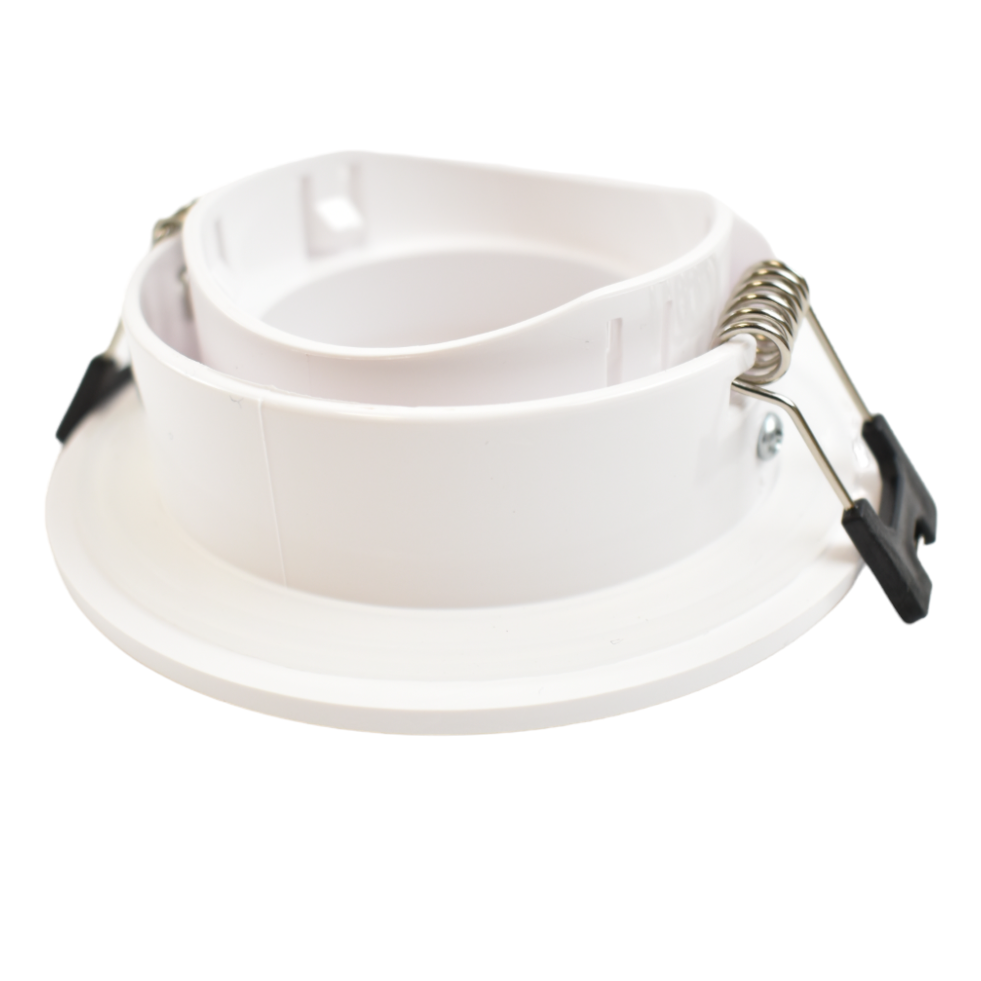Aro downlight estanco circular para bombilla GU10 / MR16 - Difusor opal - Corte Ø 75-80 mm - IP54