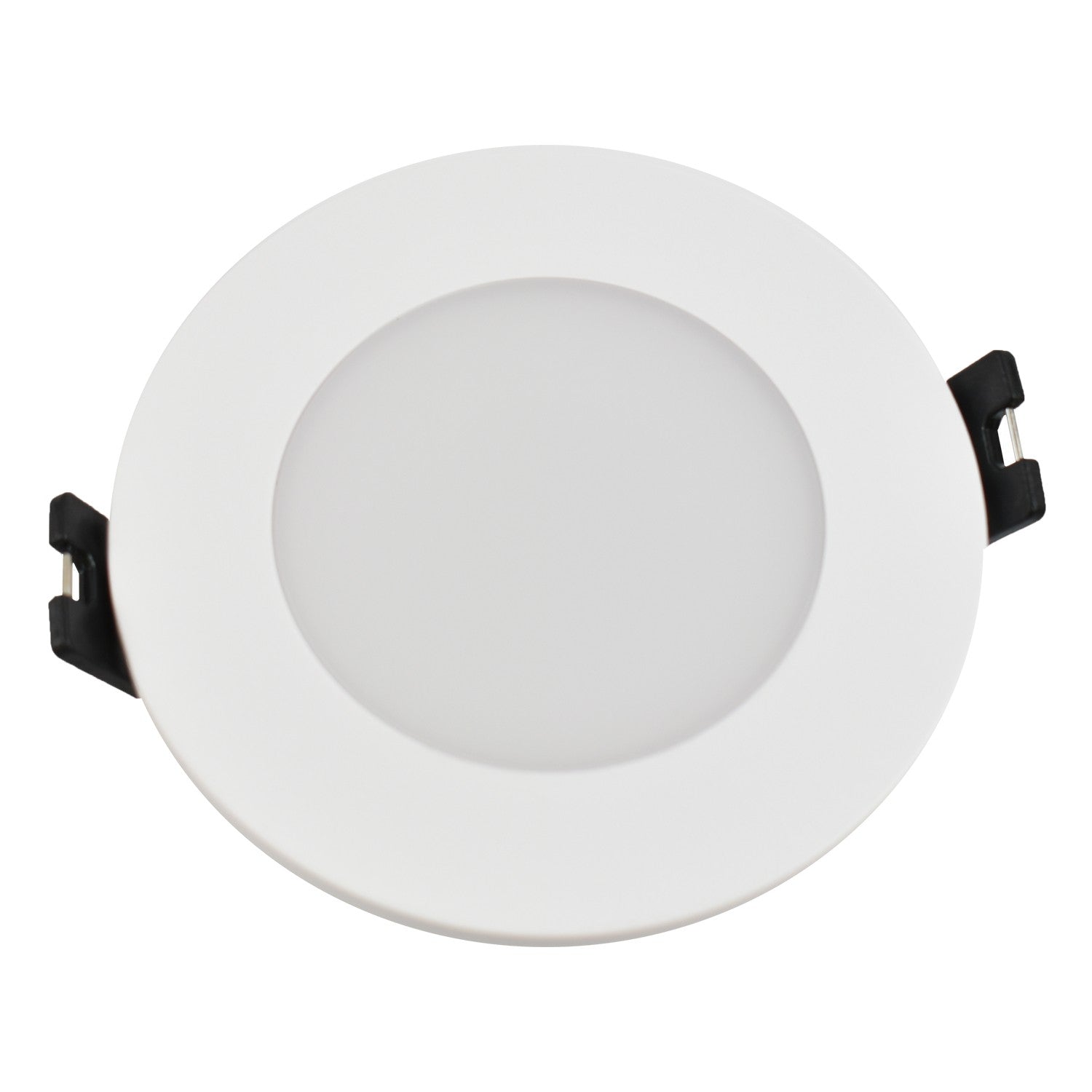 Aro downlight estanco circular para bombilla GU10 / MR16 - Difusor opal - Corte Ø 75-80 mm - IP54