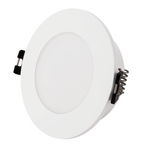 Aro downlight estanco circular para bombilla GU10 / MR16 - Difusor opal - Corte Ø 75-80 mm - IP54