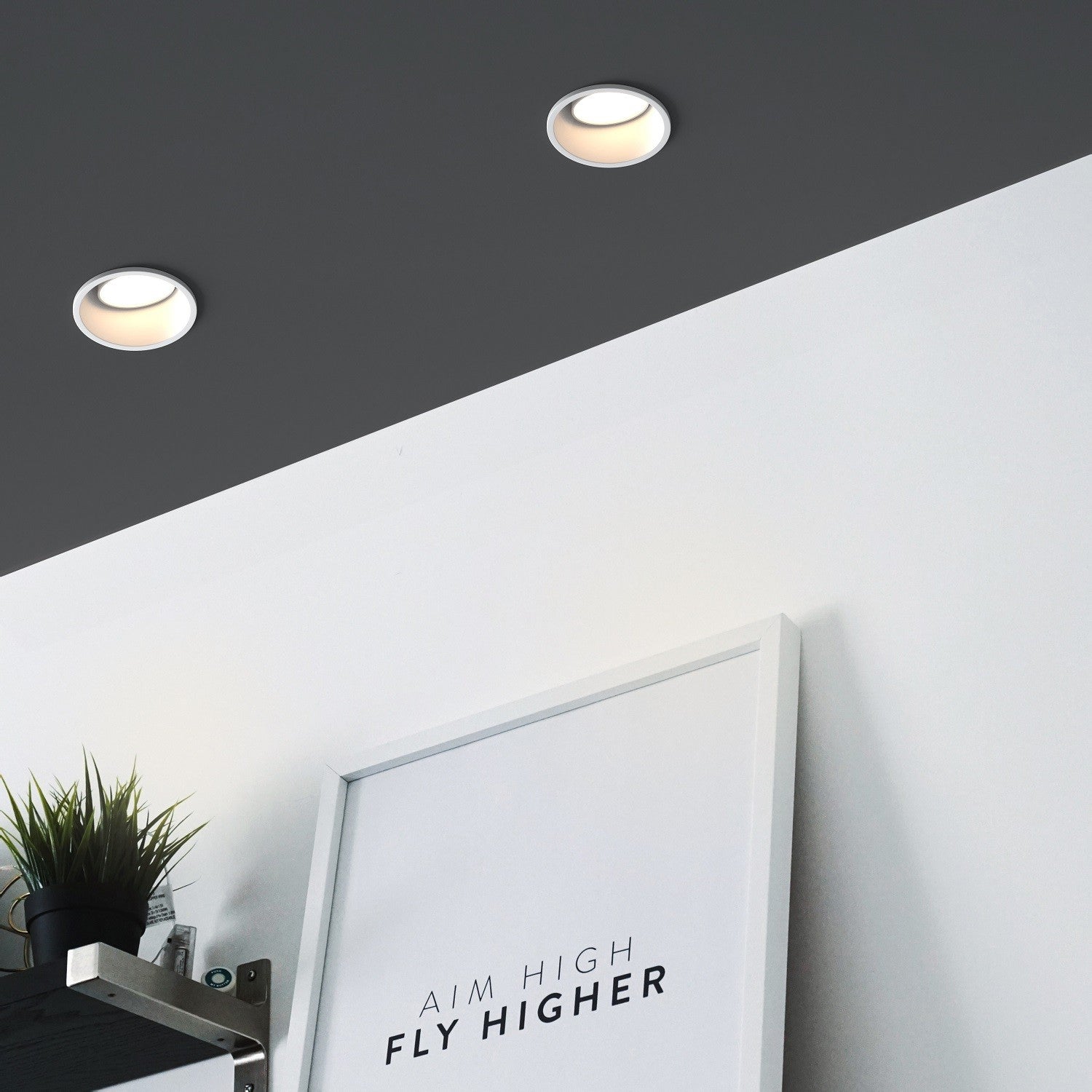 Spot embutido circular para lámpara GU10 / MR16 - Bajo UGR - Corte Ø 85 mm