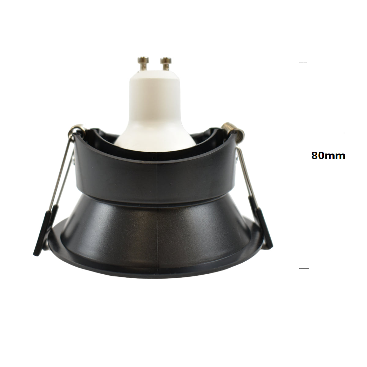 Spot embutido circular para lámpara GU10 / MR16 - Bajo UGR - Corte Ø 85 mm