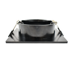 Spot cuadrado basculante de embutir para lámpara GU10/MR16 - Corte Ø75mm