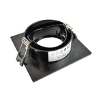 Spot cuadrado basculante de embutir para lámpara GU10/MR16 - Corte Ø75mm