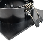 Spot cuadrado basculante de embutir para lámpara GU10/MR16 - Corte Ø75mm