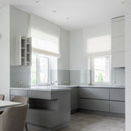 Spot cuadrado basculante de embutir para lámpara GU10/MR16 - Corte Ø75mm