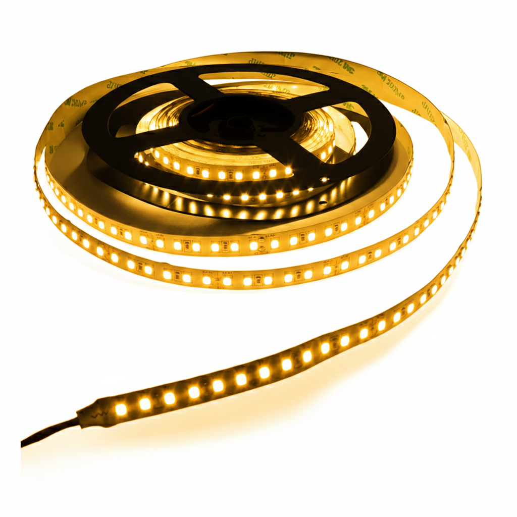 Tira LED 24V DC - 18W/m - Monocolor - 10mm - IP20 - Rollo 5 metros - 120ch/m