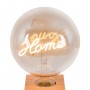 Bombilla decorativa filamento "HOME" E27 G125 - 4W - 2200K