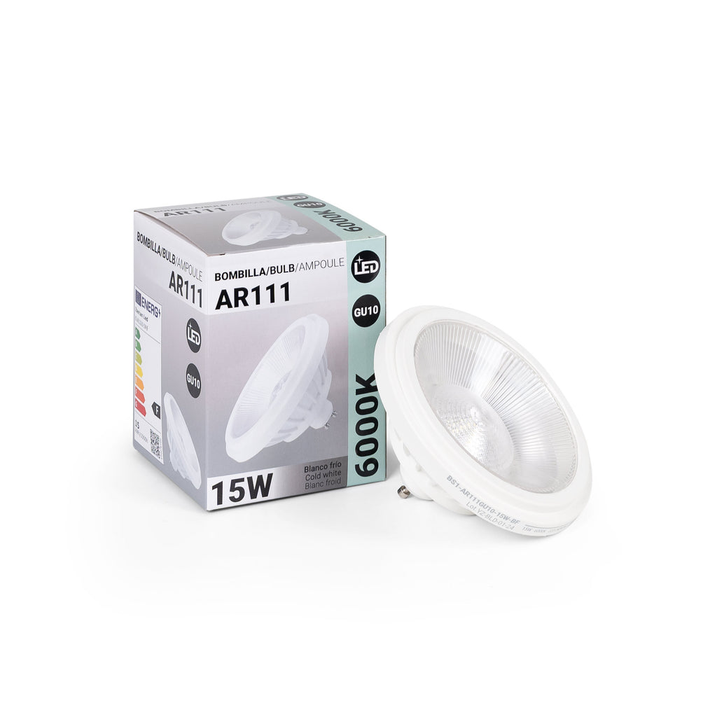 Bombilla LED AR111 GU10 - 15W - CRI 85