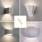 Bombilla LED G9 220-240V AC - COB - 360º - 2W