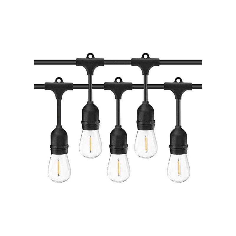 Bombilla LED E27 S14 Transparente de 1W