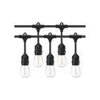 Bombilla LED E27 S14 Transparente de 1W