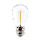 Bombilla LED E27 S14 Transparente de 1W