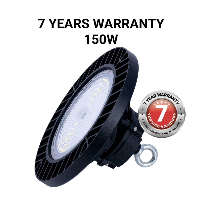 Campana LED industrial - 150W - PHILIPS Lumileds - Driver LIFUD - 5000K - IP65 - 7 años garantía