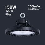 Campana LED industrial - 150W - PHILIPS Lumileds - Driver LIFUD - 5000K - IP65 - 7 años garantía
